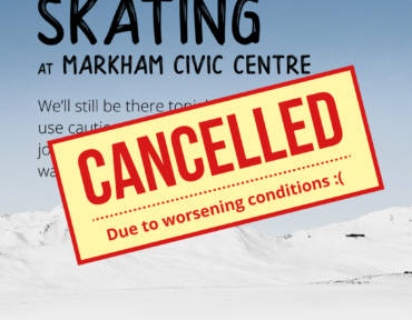 [Cancelled] Feb 28: Skating @ Markham Civic Centre